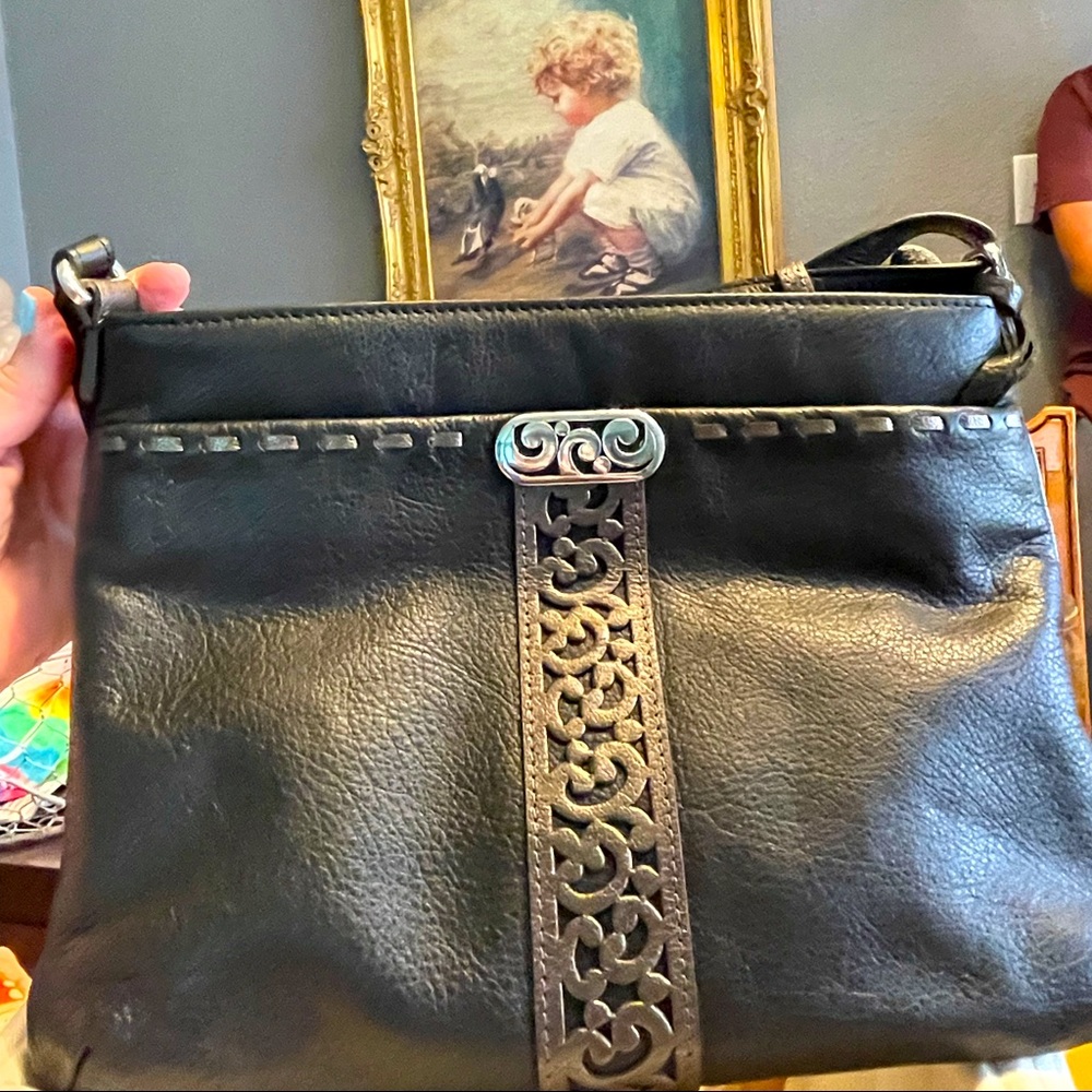 A small two toned shoulder bag by Brighton. (The Camden bag)